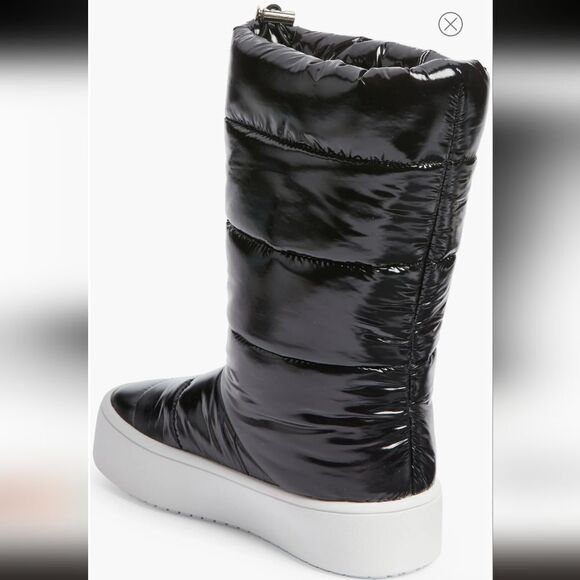 New Jeffrey Campbell Snowed 2 Platform Black Winter Plush Comfortable Boot 5.5 - Picture 2 of 6